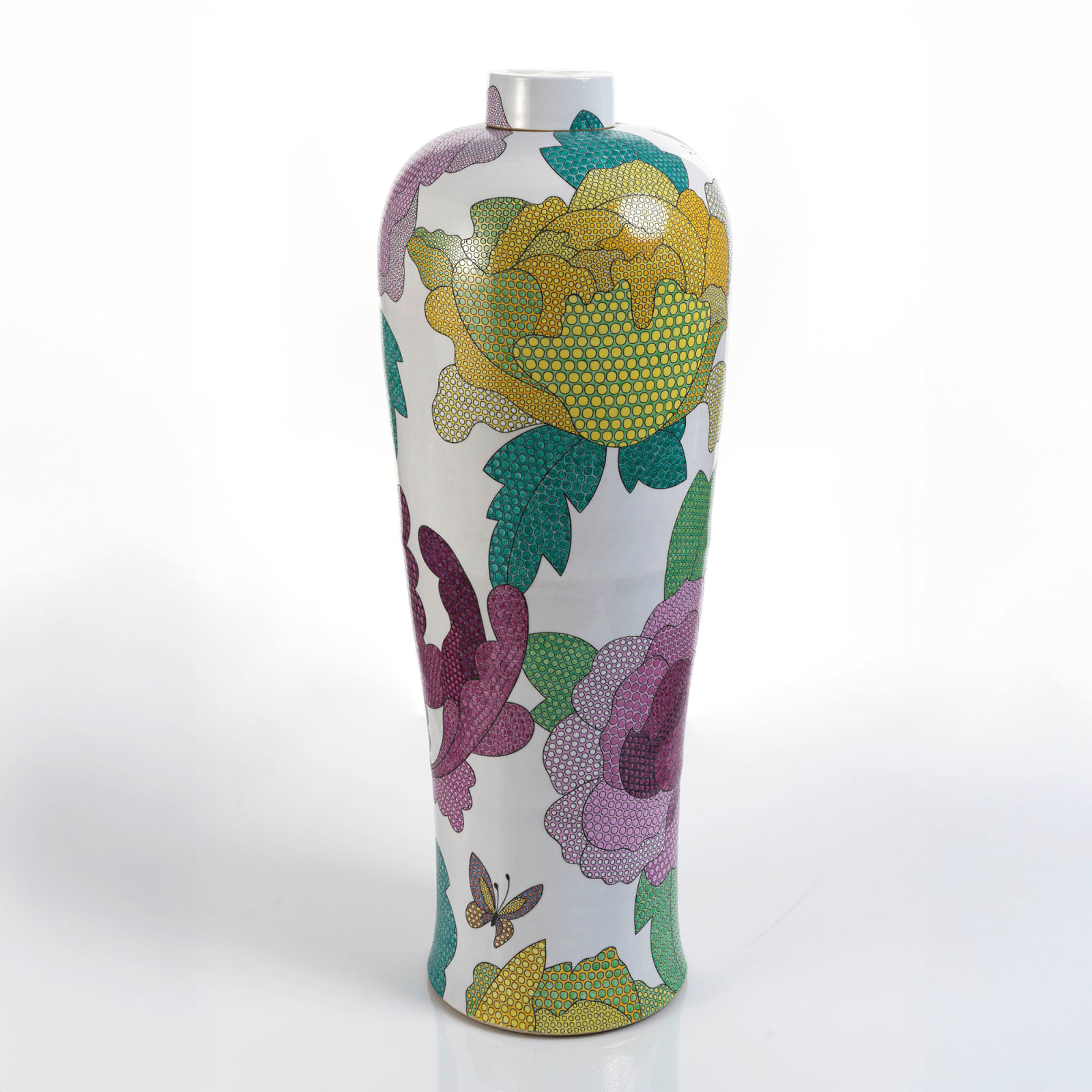 Felicity Aylieff, Paeoniae Rosaceae et Flavae: Pink and Yellow Peonies I, 2024