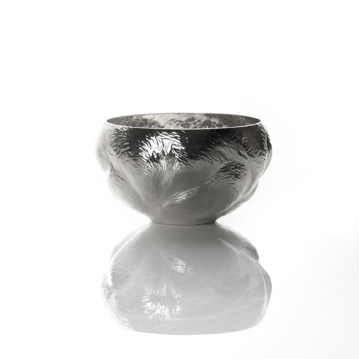 Ndidi Ekubia, Small Silver Bowl, 2019