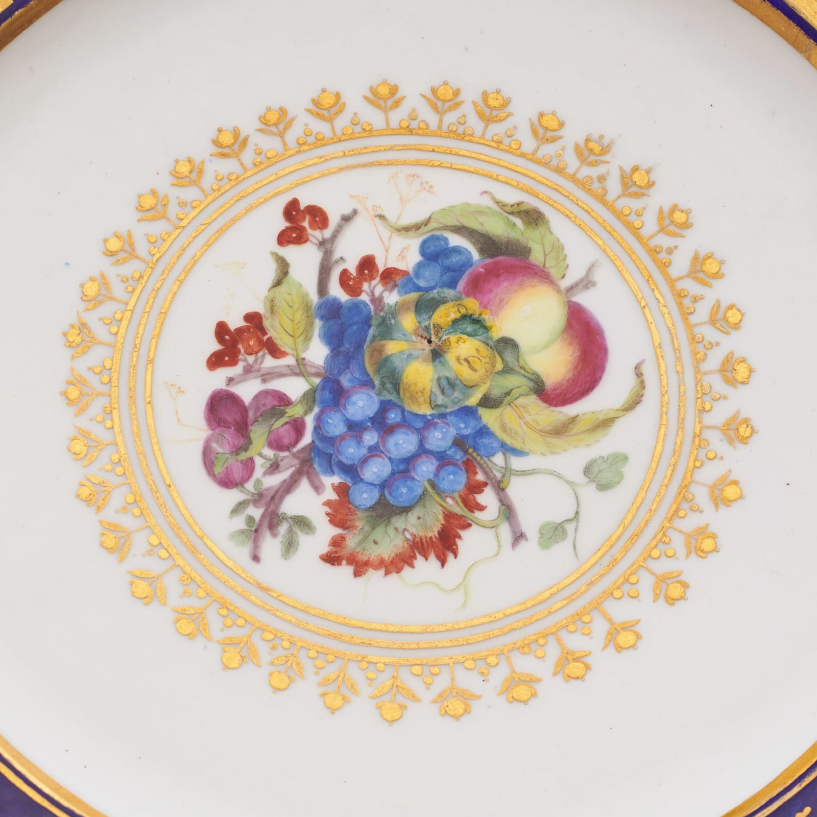Sèvres Porcelain, A French 18th Century Sèvres Plate From the Comte d’Aranda’s service, 1786