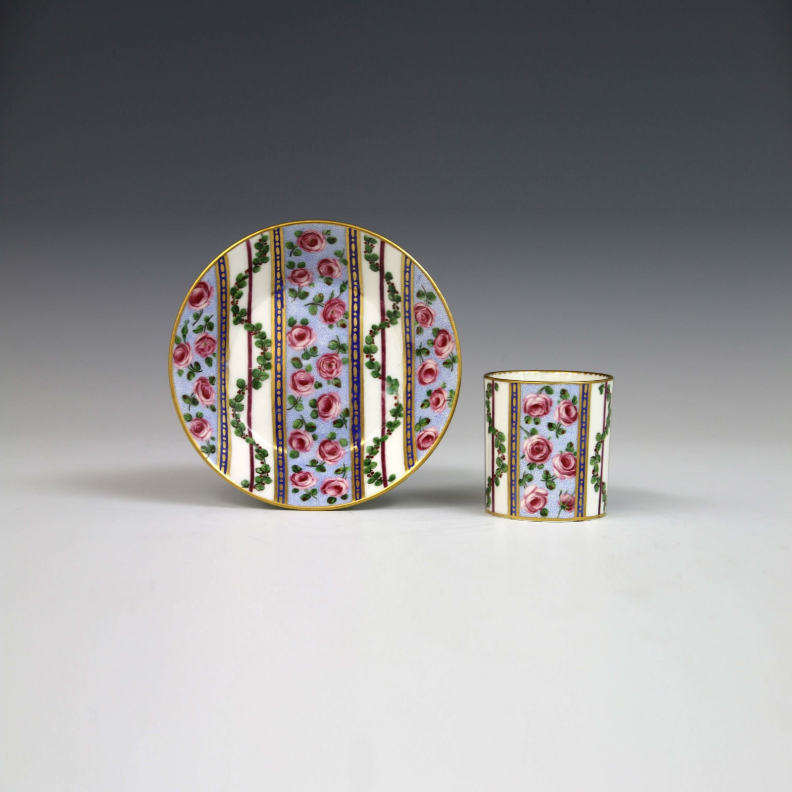 Sèvres Porcelain, A Sèvres Porcelain Cup & Saucer, 1768