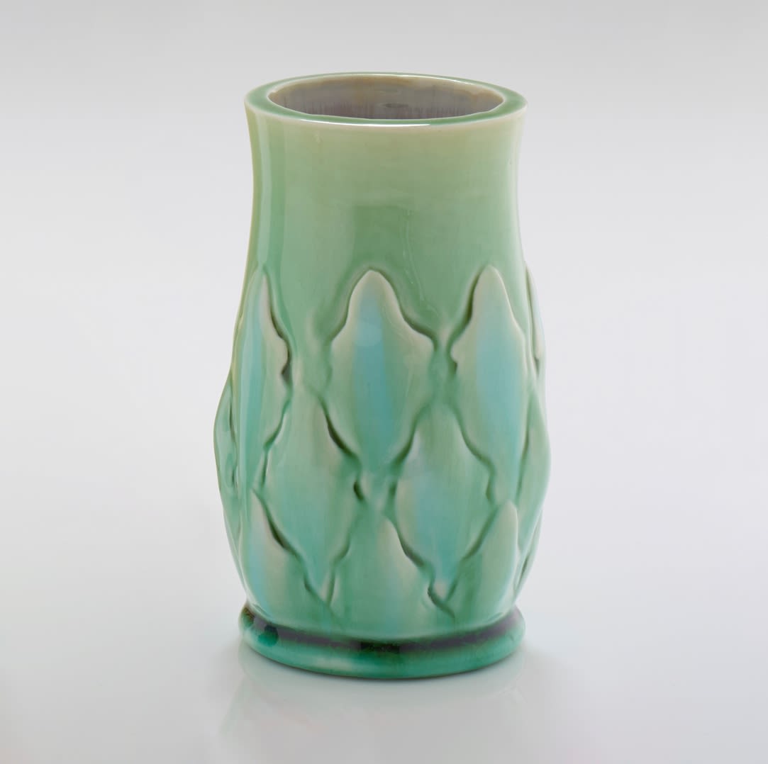 Kate Malone, Small Waddesdon Wall, Vase, Green, 2016