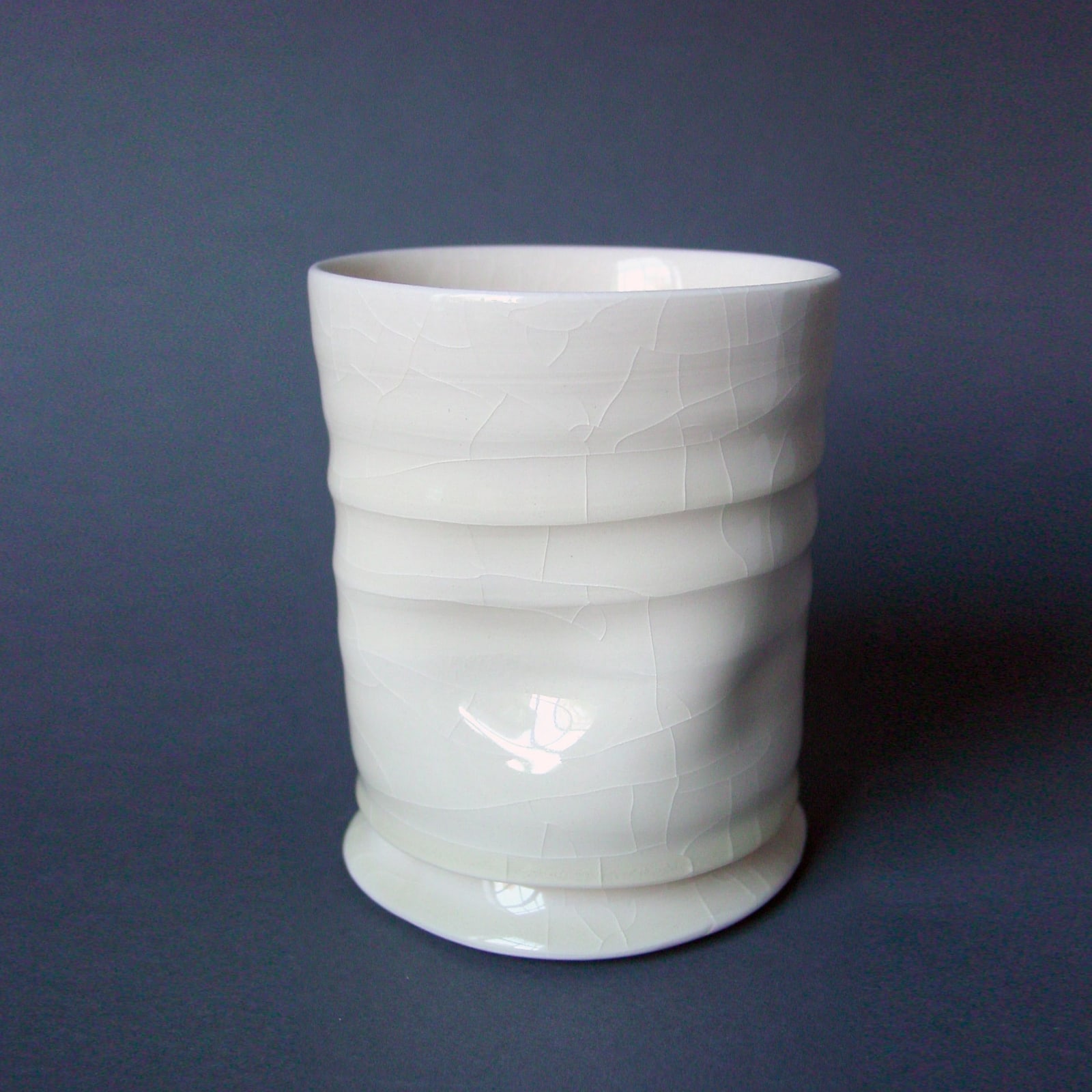 Takeshi Yasuda, Mug on Foot by Takeshi Yasuda, creamware, 1998