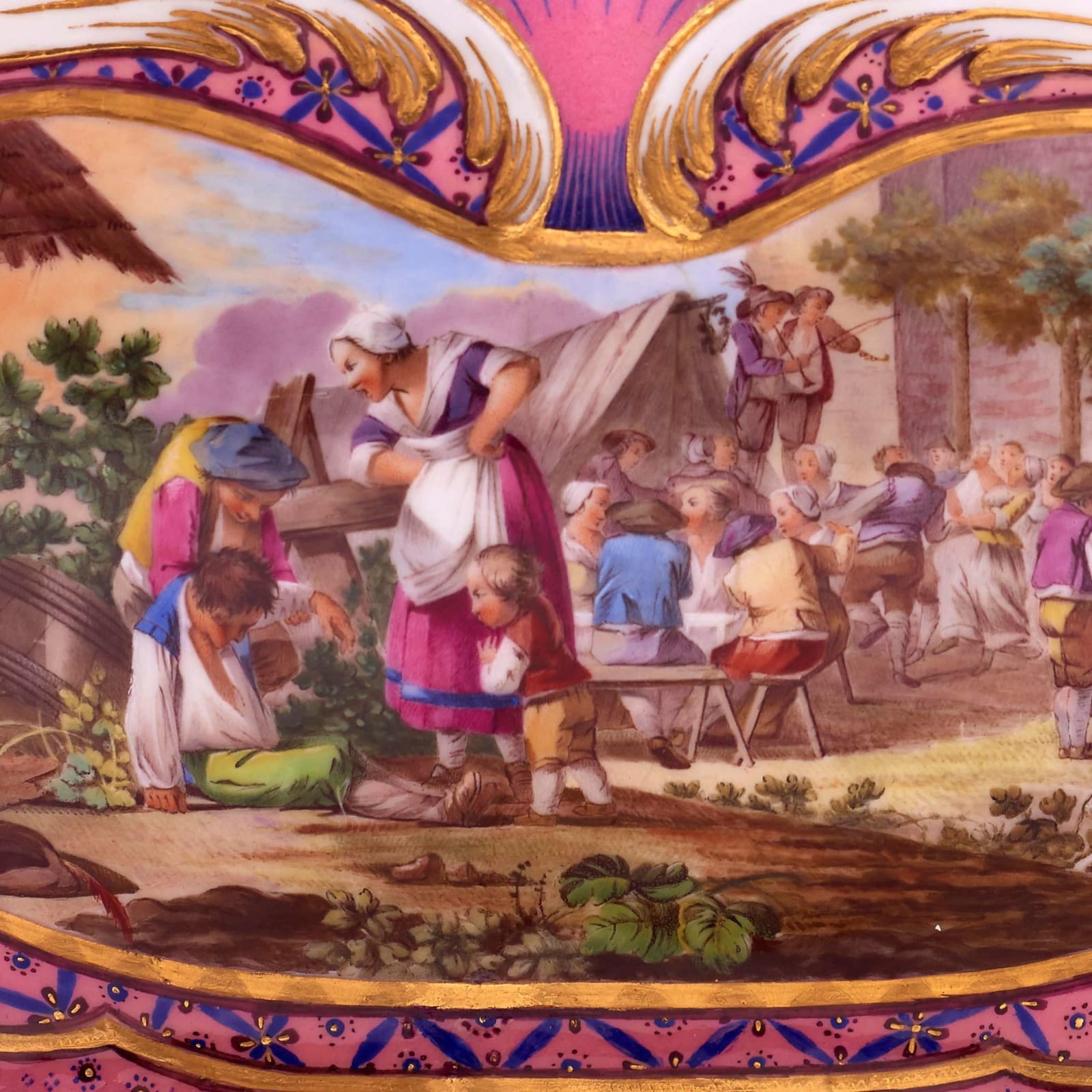 Sèvres Porcelain, An Immensely Rare French 18th Century Soft-Paste Sèvres Porcelain Flower Vase, 1762