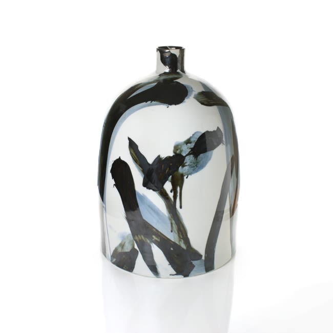 Felicity Aylieff, Ink Blue Wide Pot, 2012