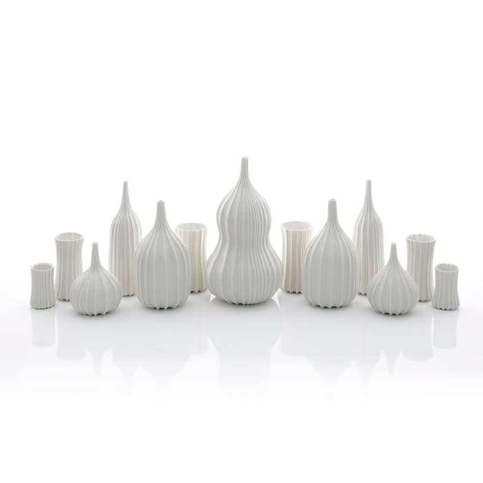 Andrew Wicks, Garniture of Thirteen Vases, 2017