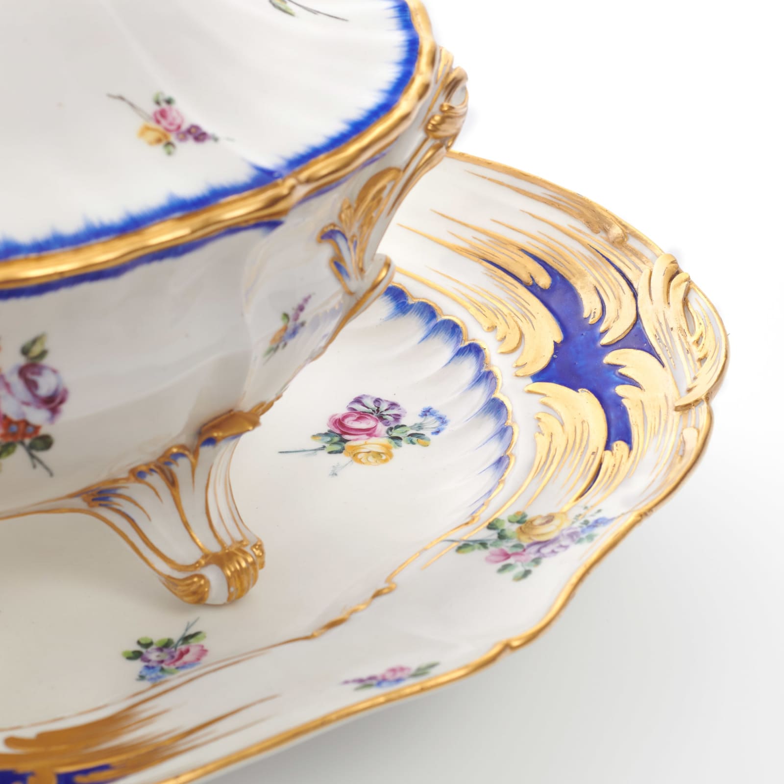 Sèvres Porcelain, A Vincennes Terrine Saxe, 1753-54