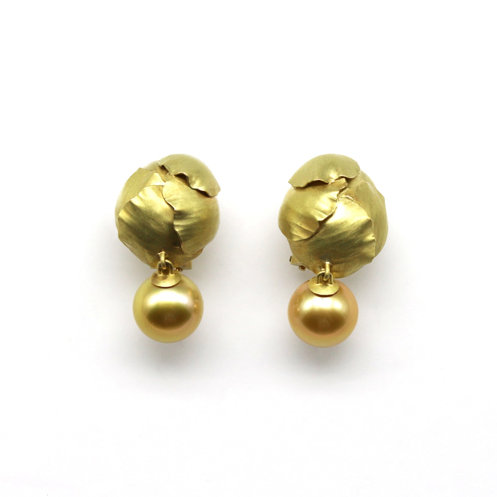 Kayo Saito, Gold Drop Earrings, 2022