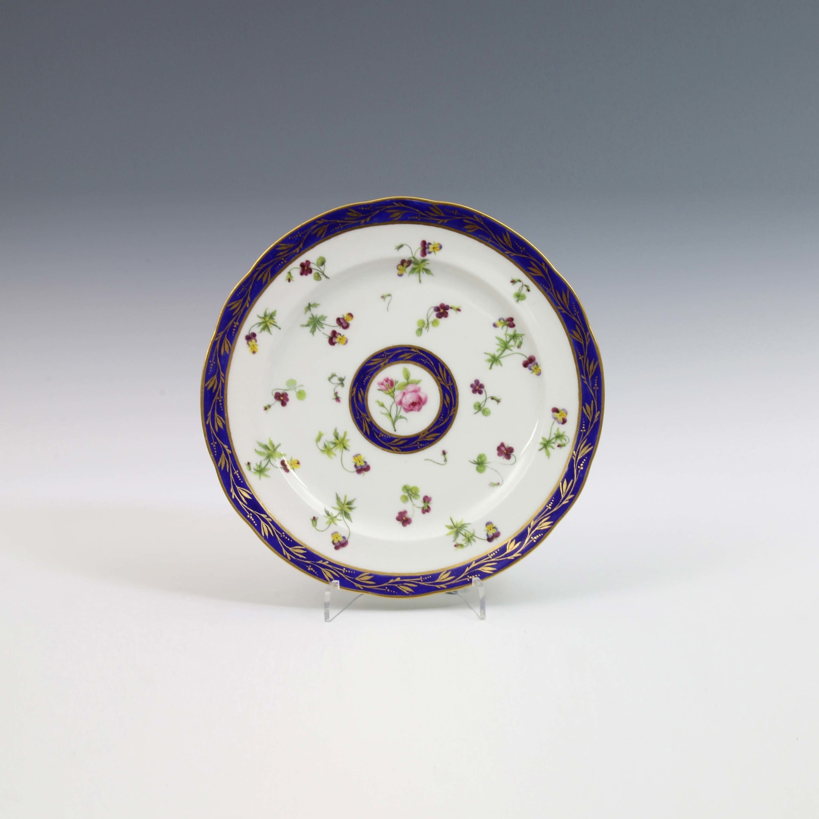 Sèvres Porcelain, A Set of Six Sevres Plates, 1795