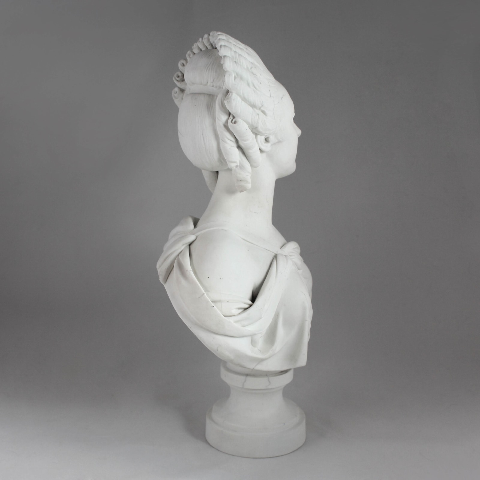 Sèvres Porcelain, A Porcelain Bust of Madame du Barry, circa 1770