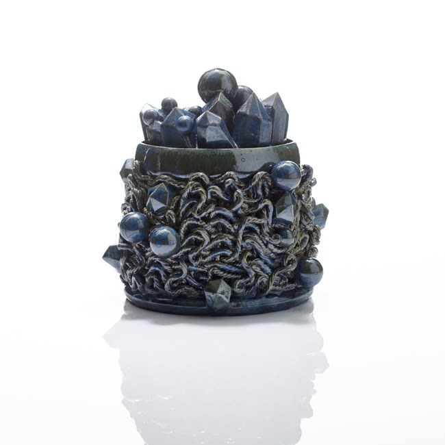 Kate Malone, Free-Woven Coal Jar, 2018