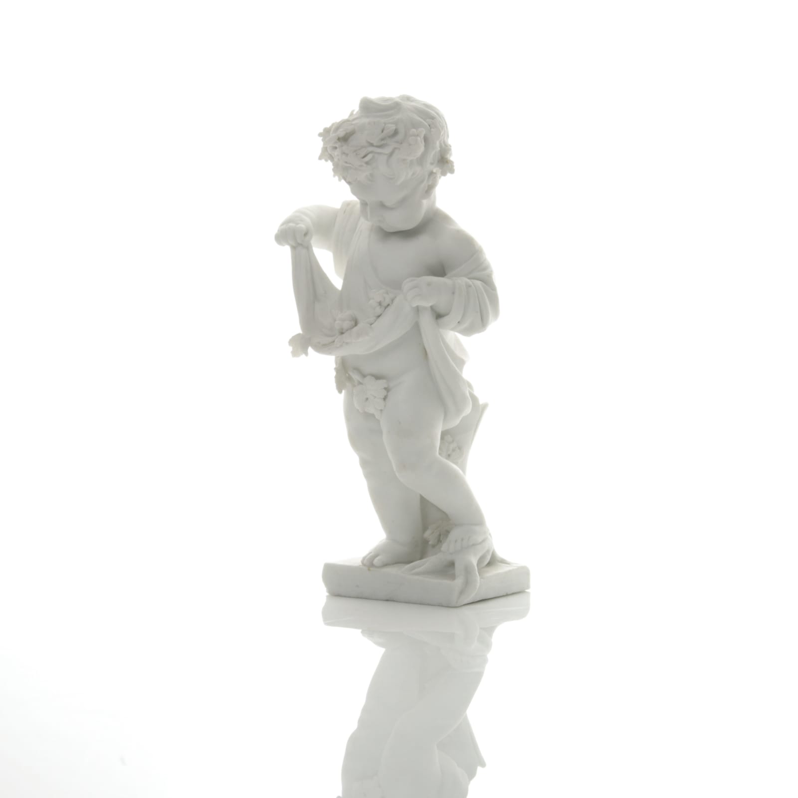 Sèvres Porcelain, A Sèvres hard-paste biscuit figure of Autumn, 1773-90