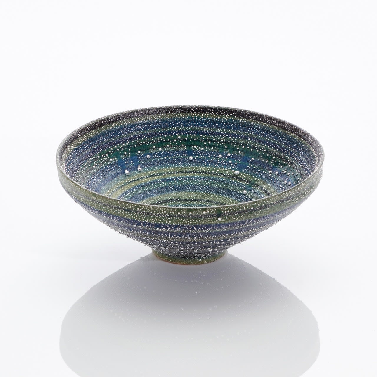 Takahiro Kondo, Blue Green Mist Bowl, 2022