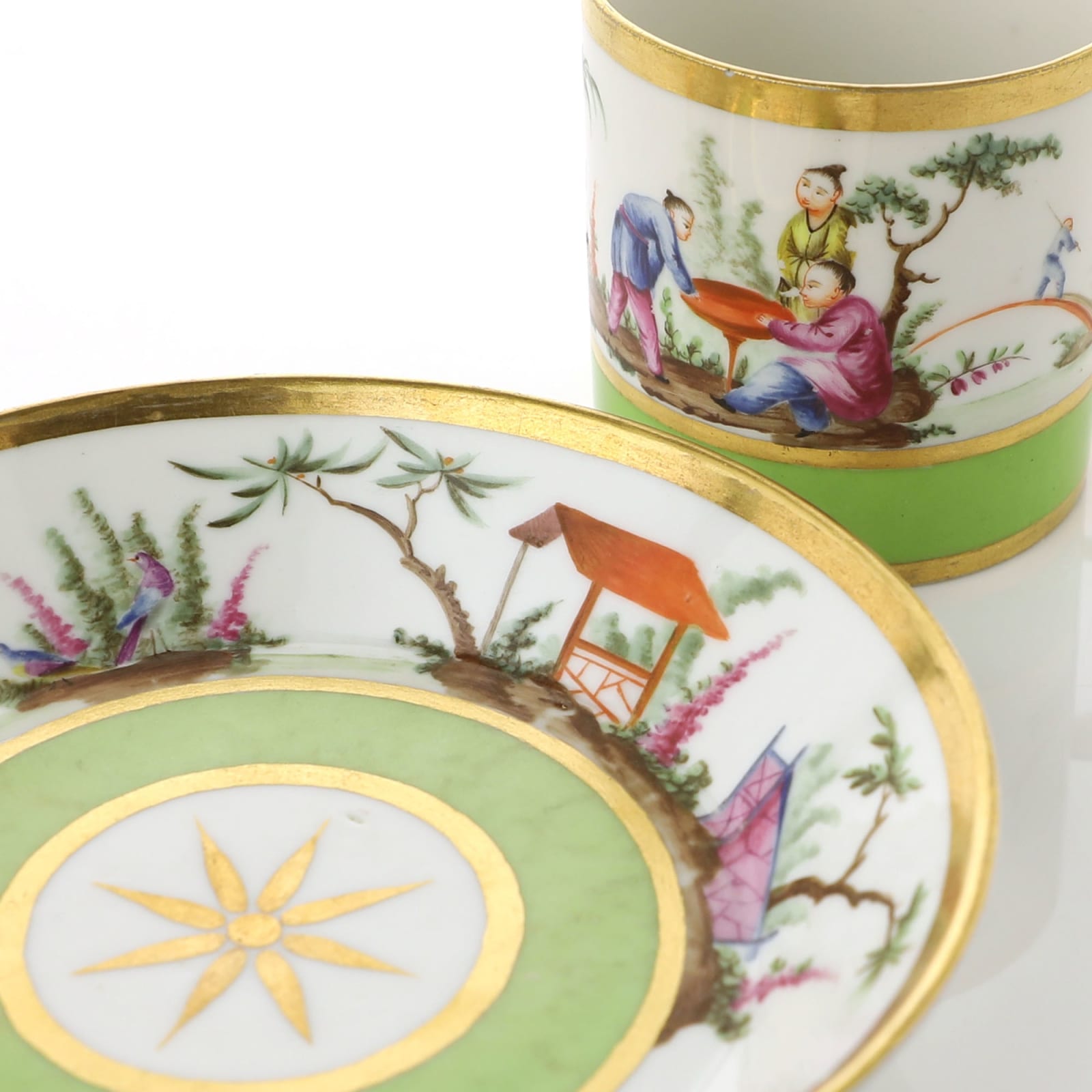 Sèvres Porcelain, A Hard-Paste Sèvres Porcelain Cup & Saucer, 1794-95