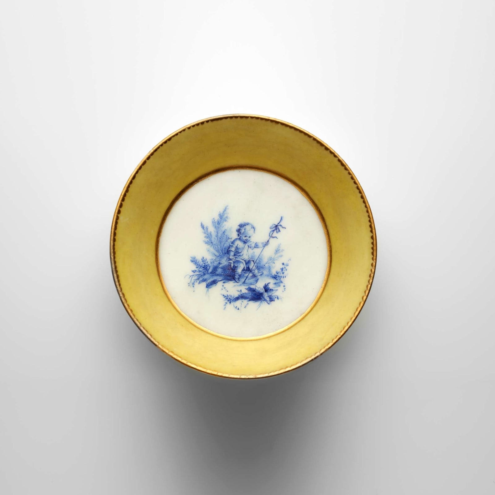 Sèvres Porcelain, A Very Rare Vincennes Porcelain Cup and Saucer, 1753