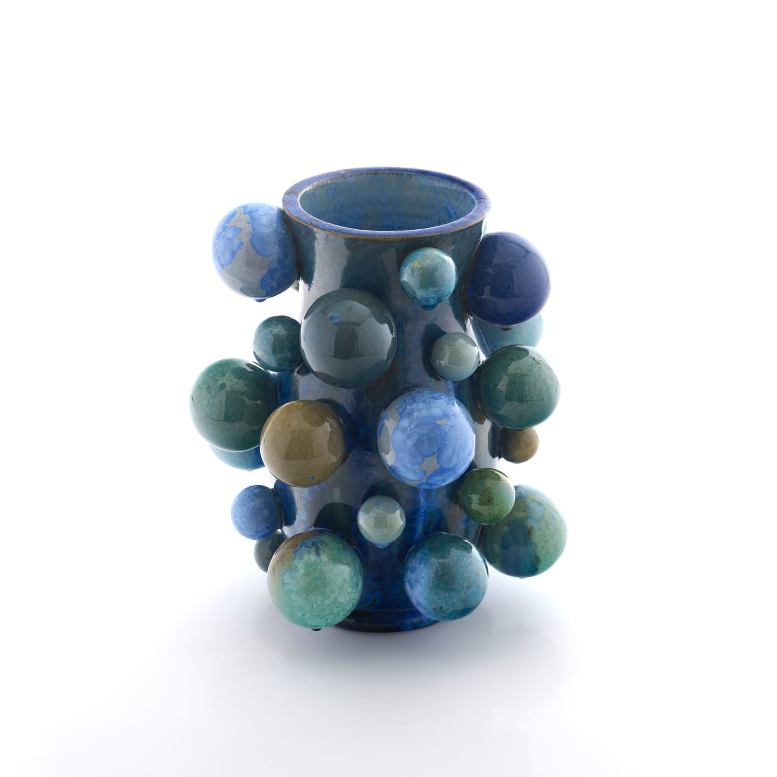 Kate Malone, A Blue Atomic Vase, 2024