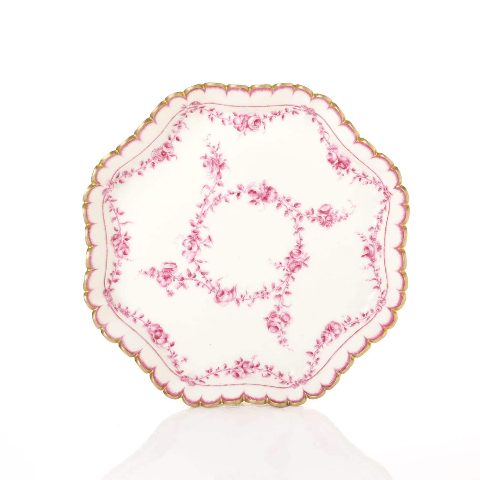 Sèvres Porcelain, A Sèvres Soft-Paste Porcelain Tray, circa 1757