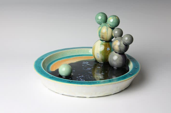 Kate Malone, Nana Charger - Beach, 2013