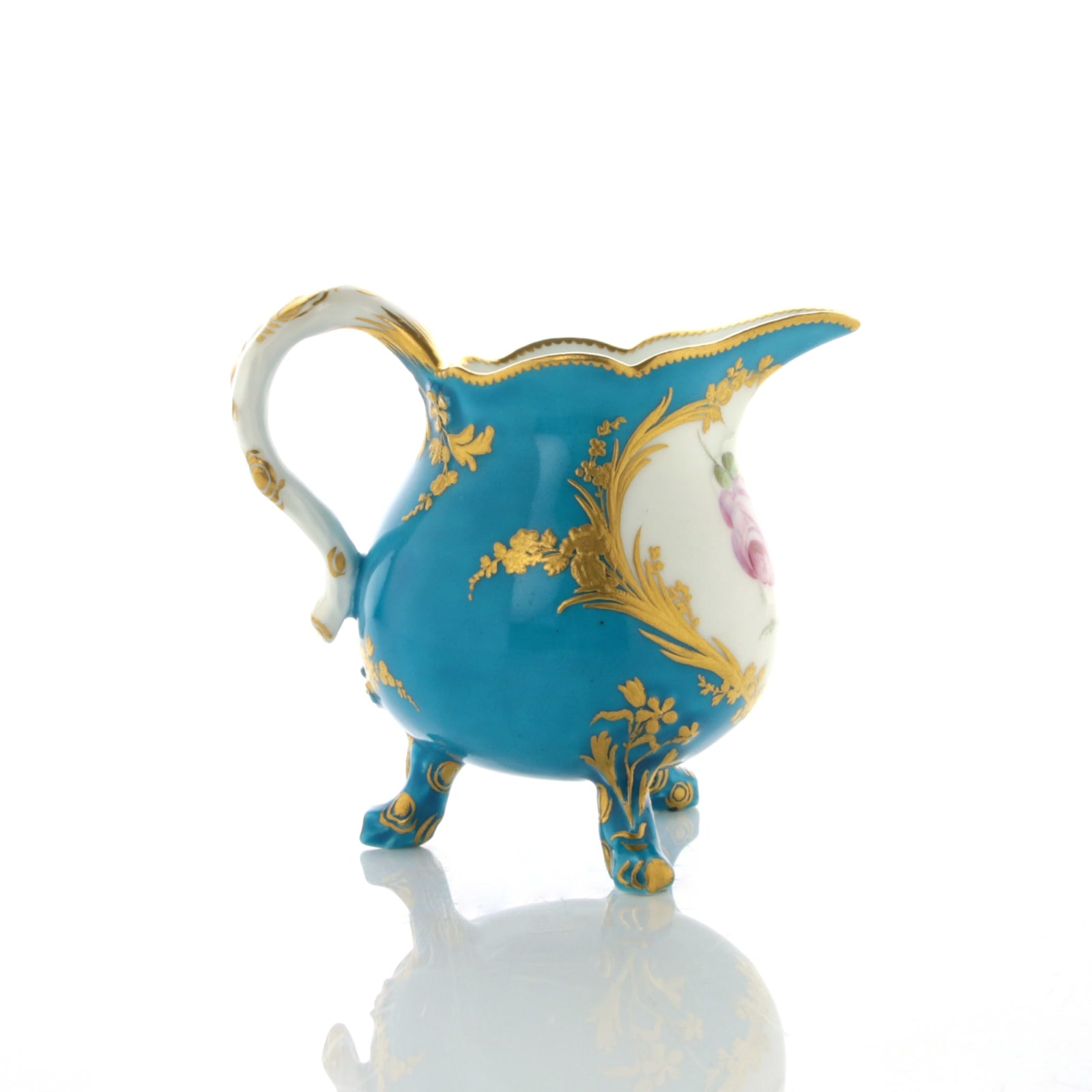 Sèvres Porcelain, A Soft-Paste Vincennes Porcelain Milk Jug, 1755