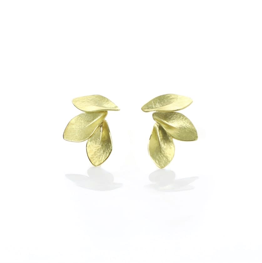 Kayo Saito, Three Leaves Earrings, 2019