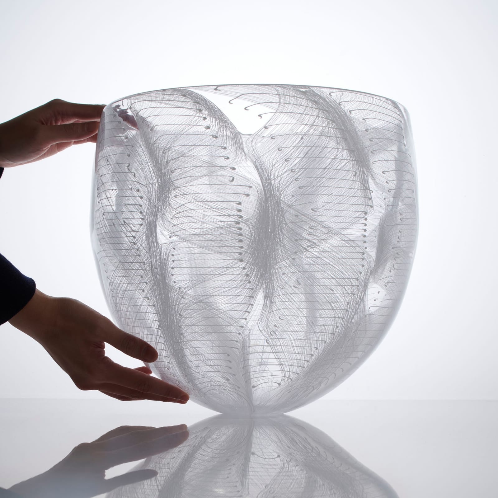 Tobias Møhl, Silk Spinner Nest Bowl, 2022