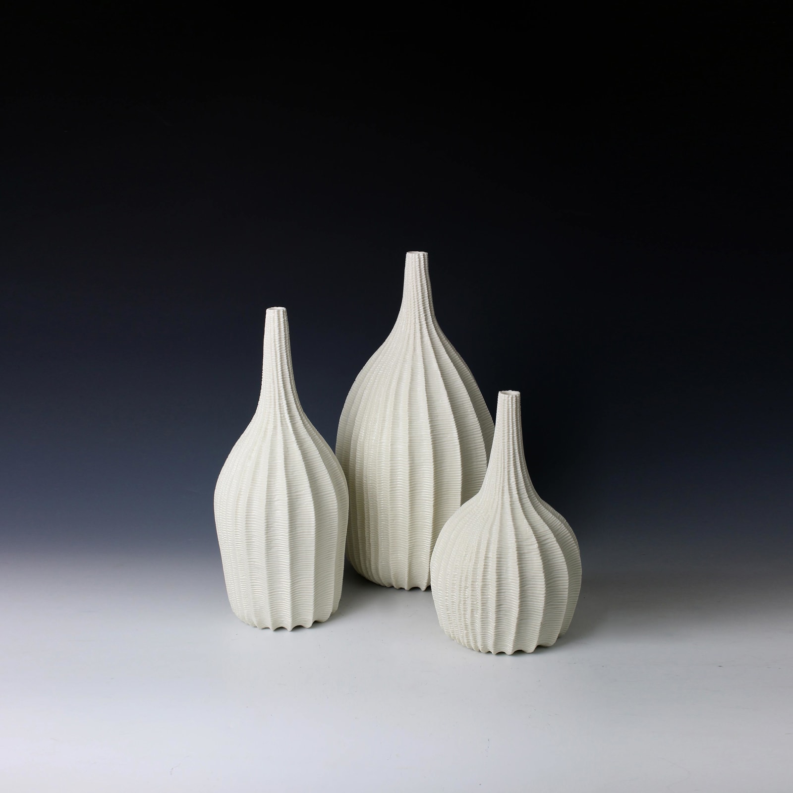 Andrew Wicks, Three Drop Vases, 2016