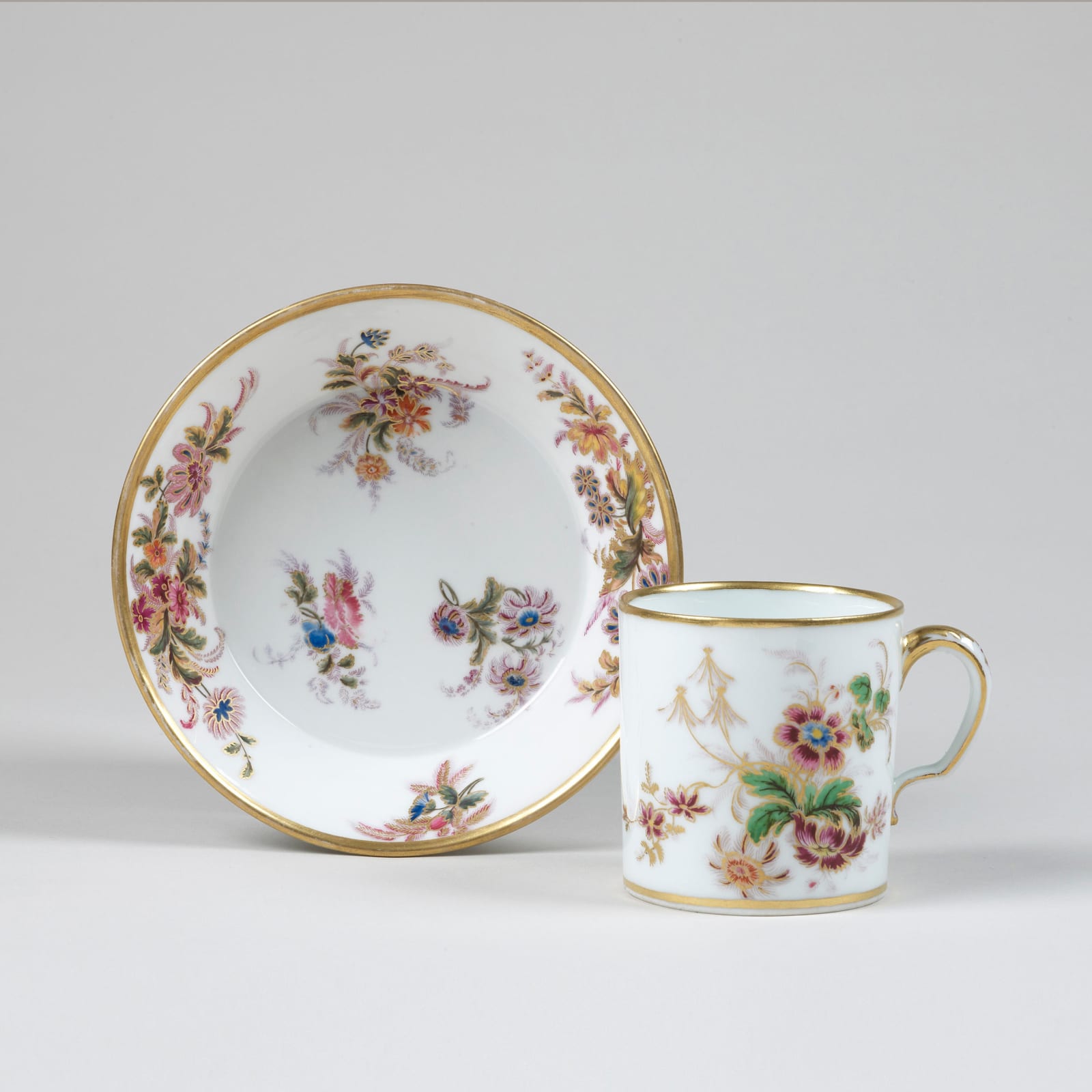 Sèvres Porcelain, A Sèvres Cup & Saucer, 1777