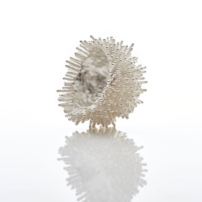 Junko Mori, Silver Organism; Larch, 2017