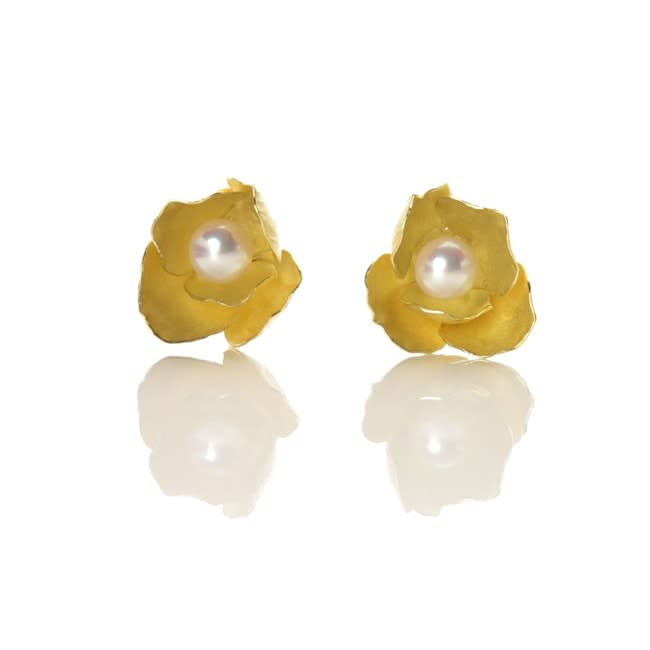 Kayo Saito, Flower Blossom Earrings, 2018