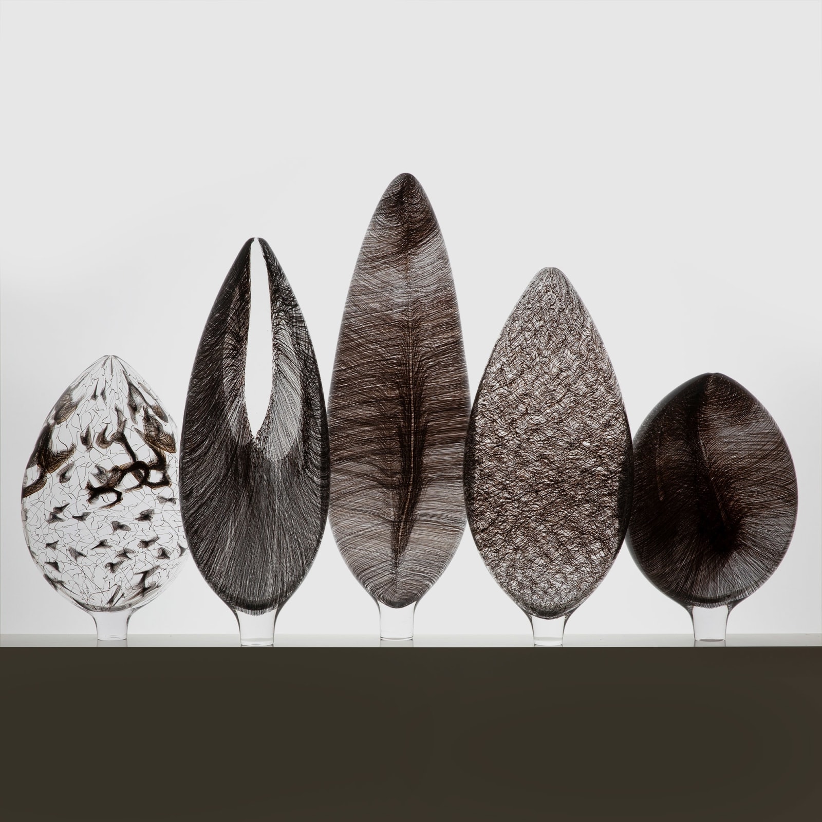 Tobias Møhl, Five-Part Black Net Collection, 2025