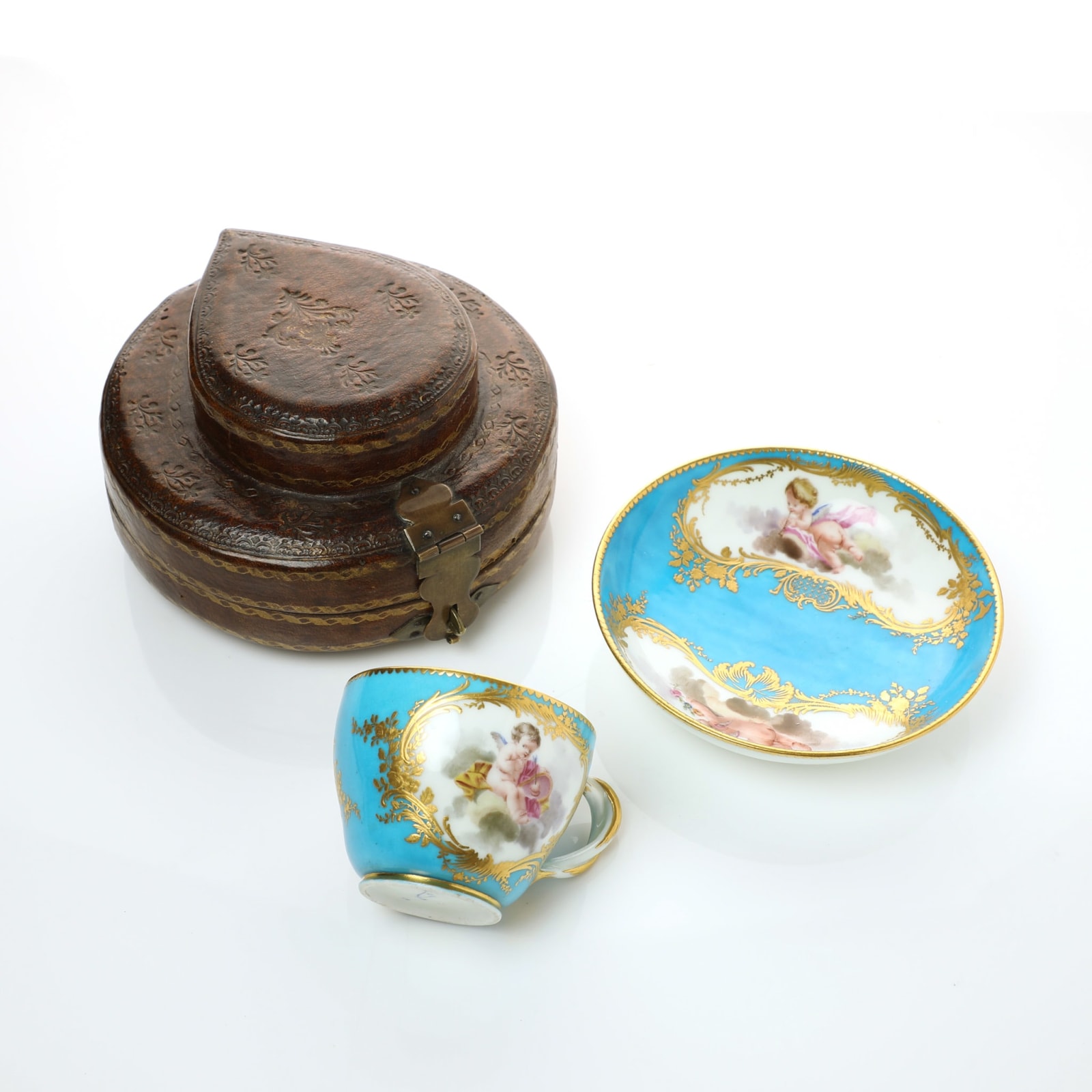 Sèvres Porcelain, A Sèvres Cup & Saucer, 1757