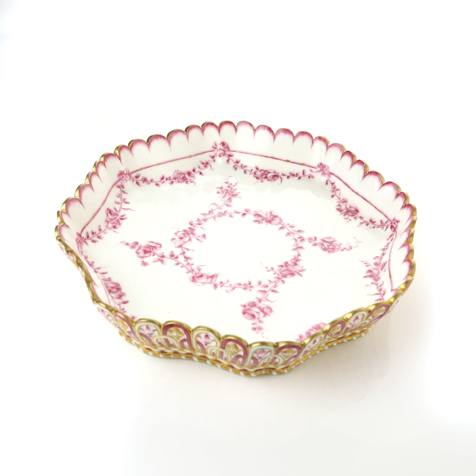 Sèvres Porcelain, A Sèvres Soft-Paste Porcelain Tray, circa 1757