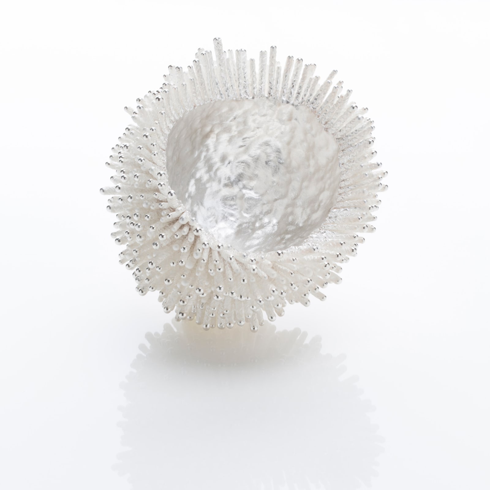 Junko Mori, A Silver Organism; Pine Needle, 2016