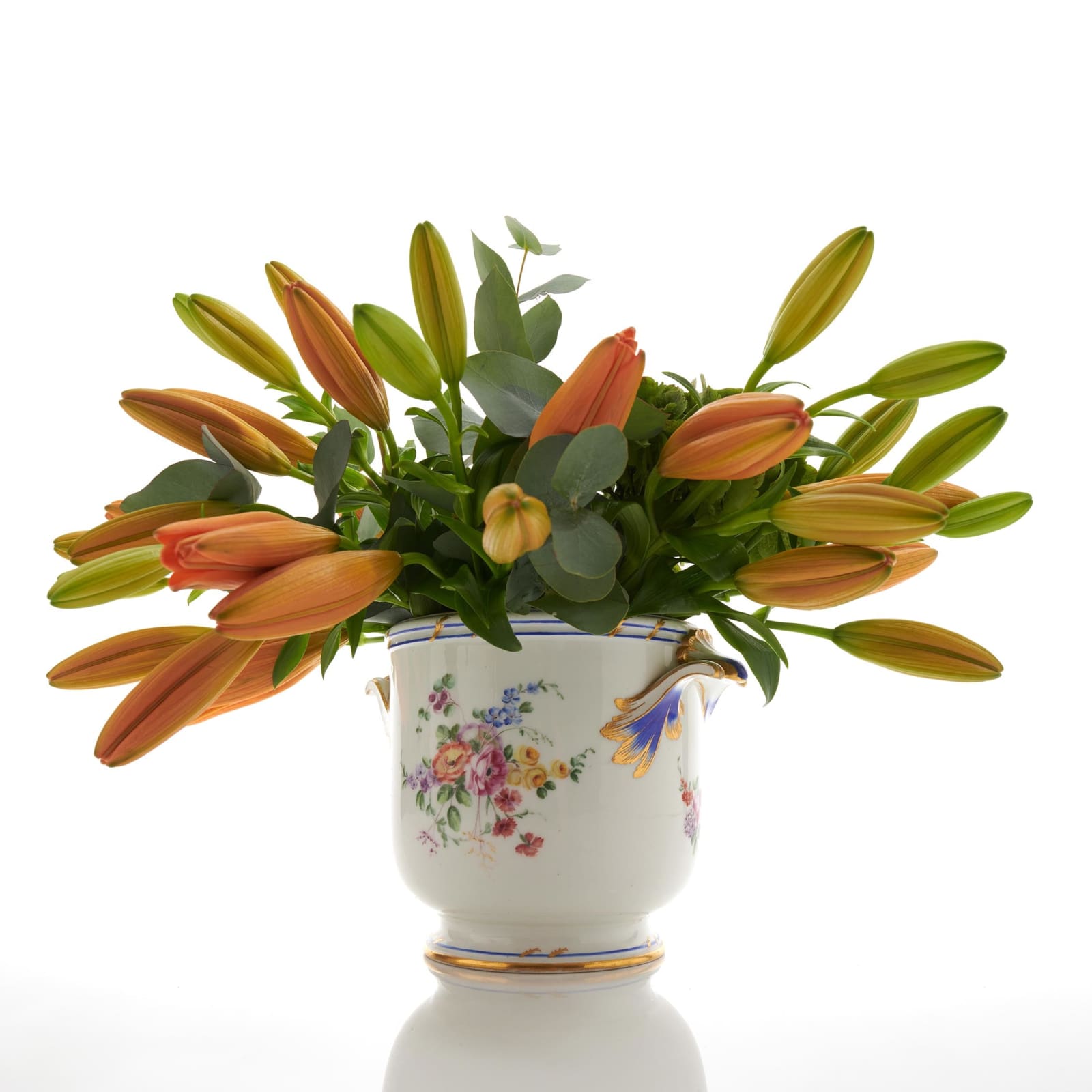 Sèvres Porcelain, A Sèvres Porcelain Wine Cooler, 1758