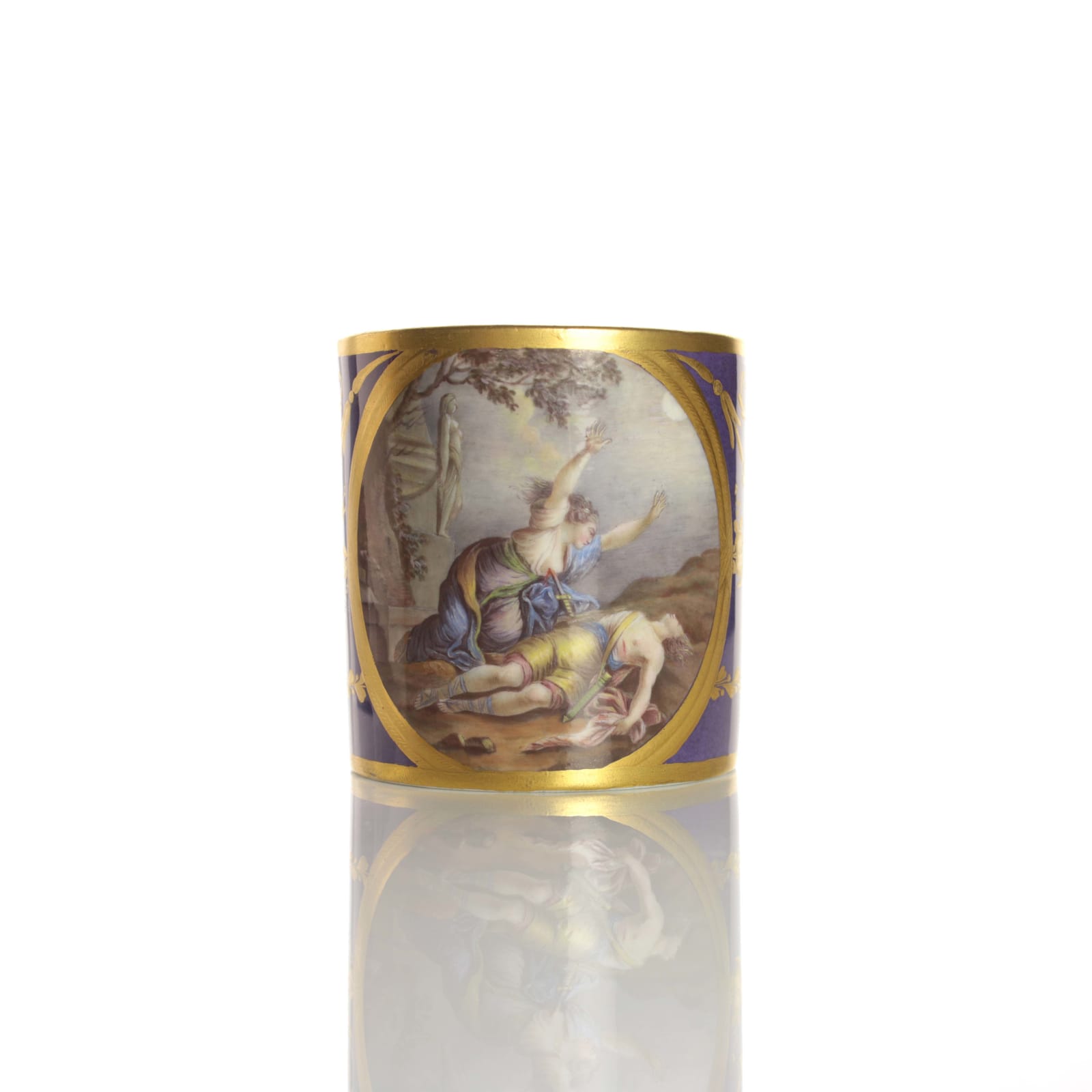 Sèvres Porcelain, A Sèvres Cup & Saucer, 1790