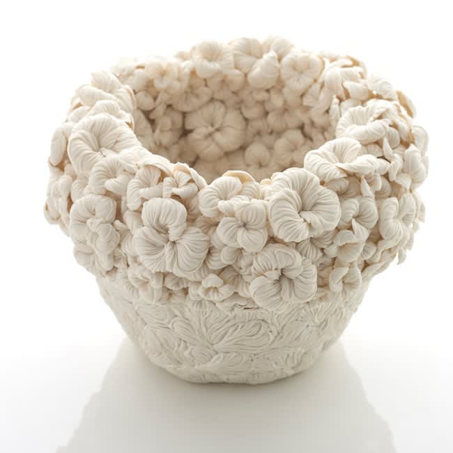 Hitomi Hosono, Small Pansies Bowl, 2017