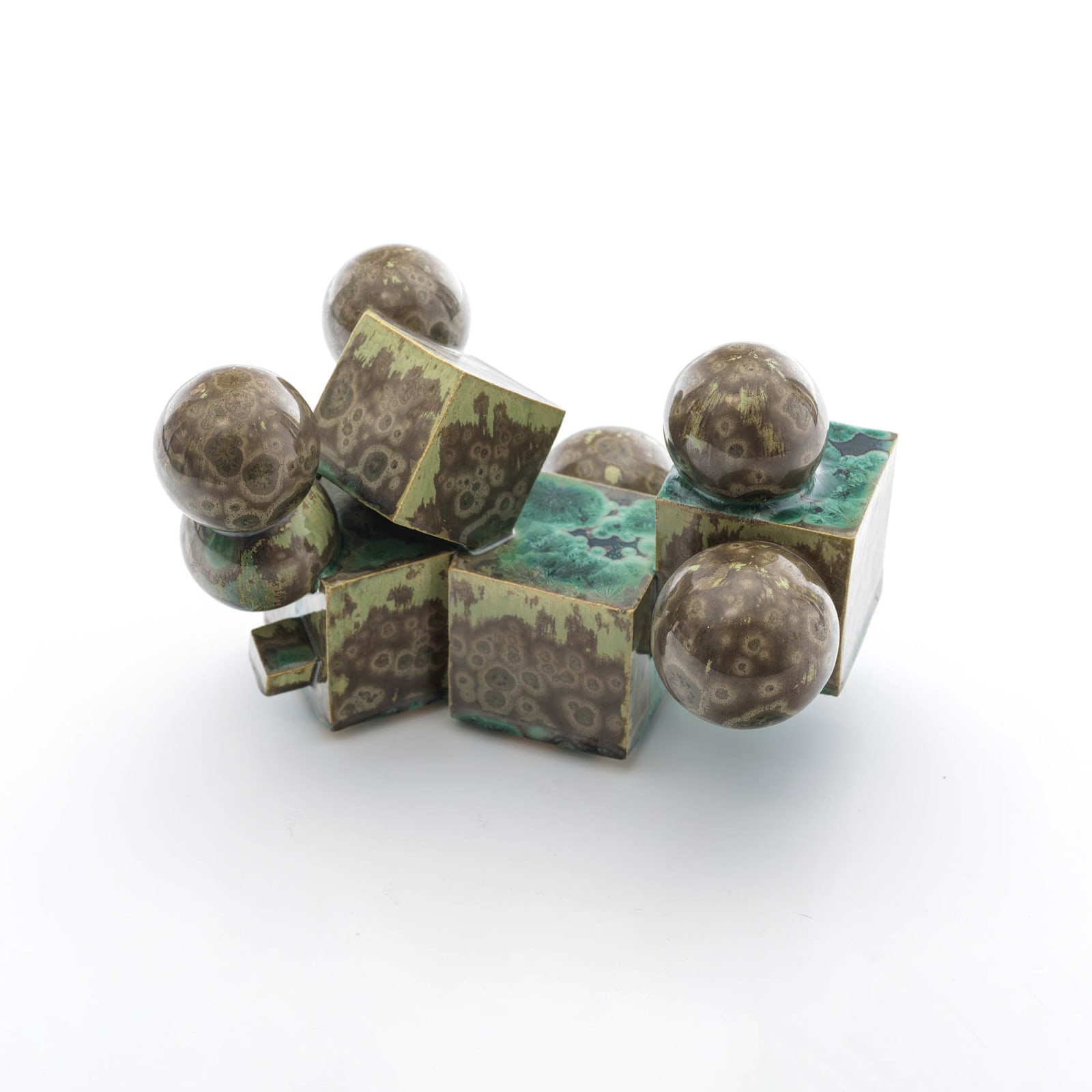 Kate Malone, A Small Magma and Atomic Layered Landscape, 2024