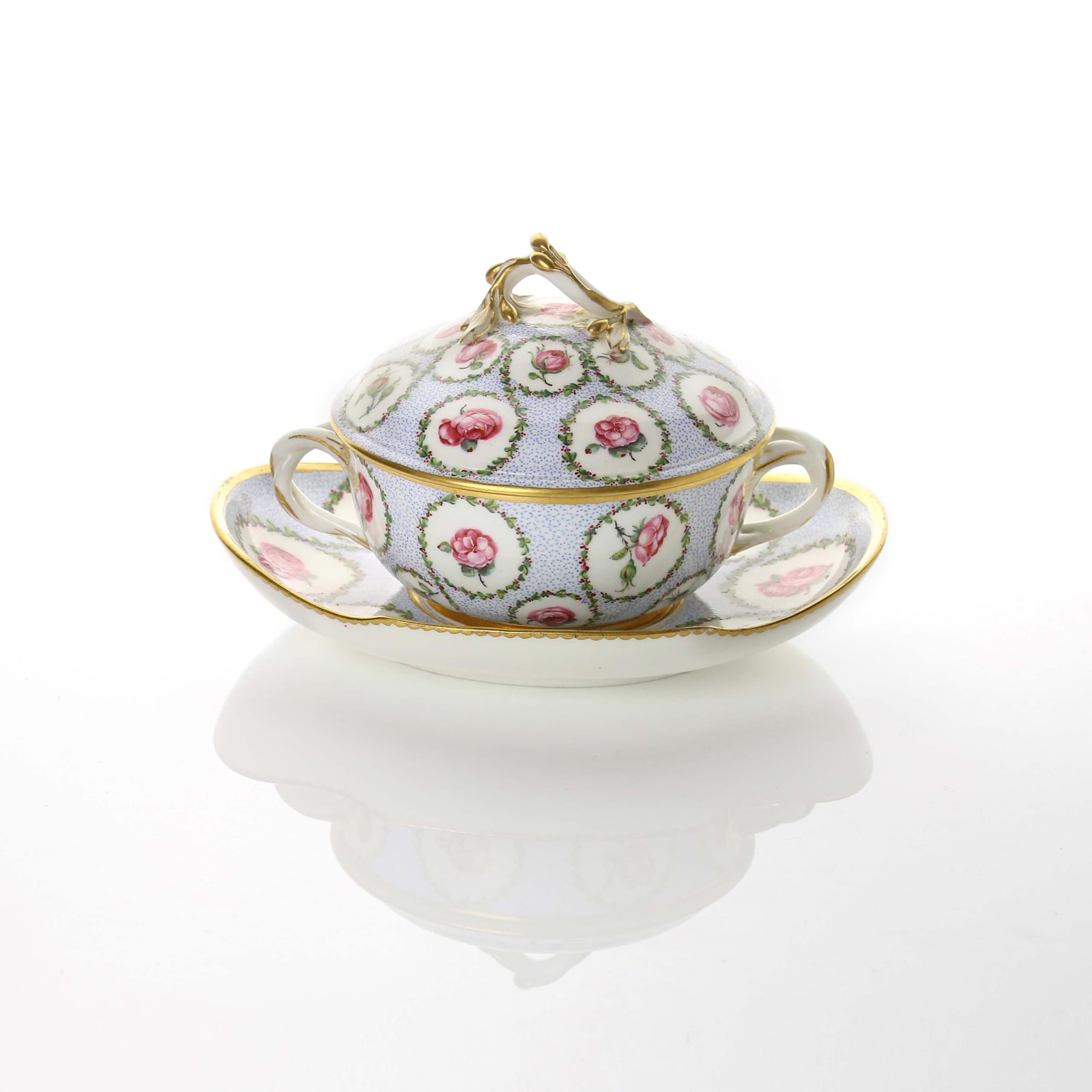 Sèvres Porcelain, A Sèvres Ecuelle, circa 1770