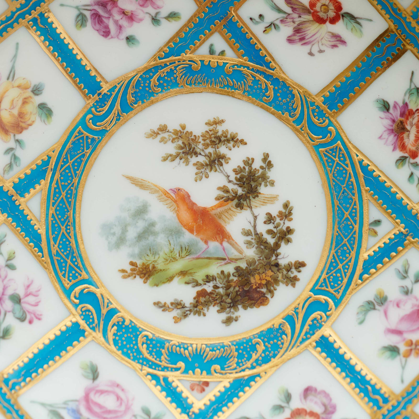 Sèvres Porcelain, A Pair of Soft-Paste Sèvres Porcelain Cups and Saucers, circa 1758-60