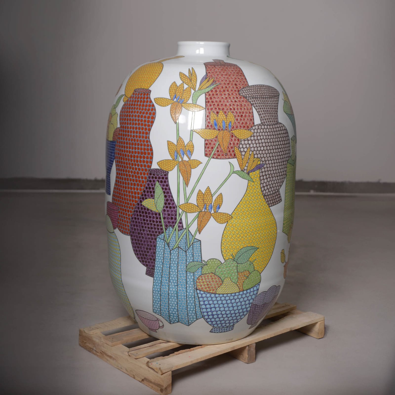 Felicity Aylieff, Natura Morta cum Floribus: Still Life with Flowers, 2023