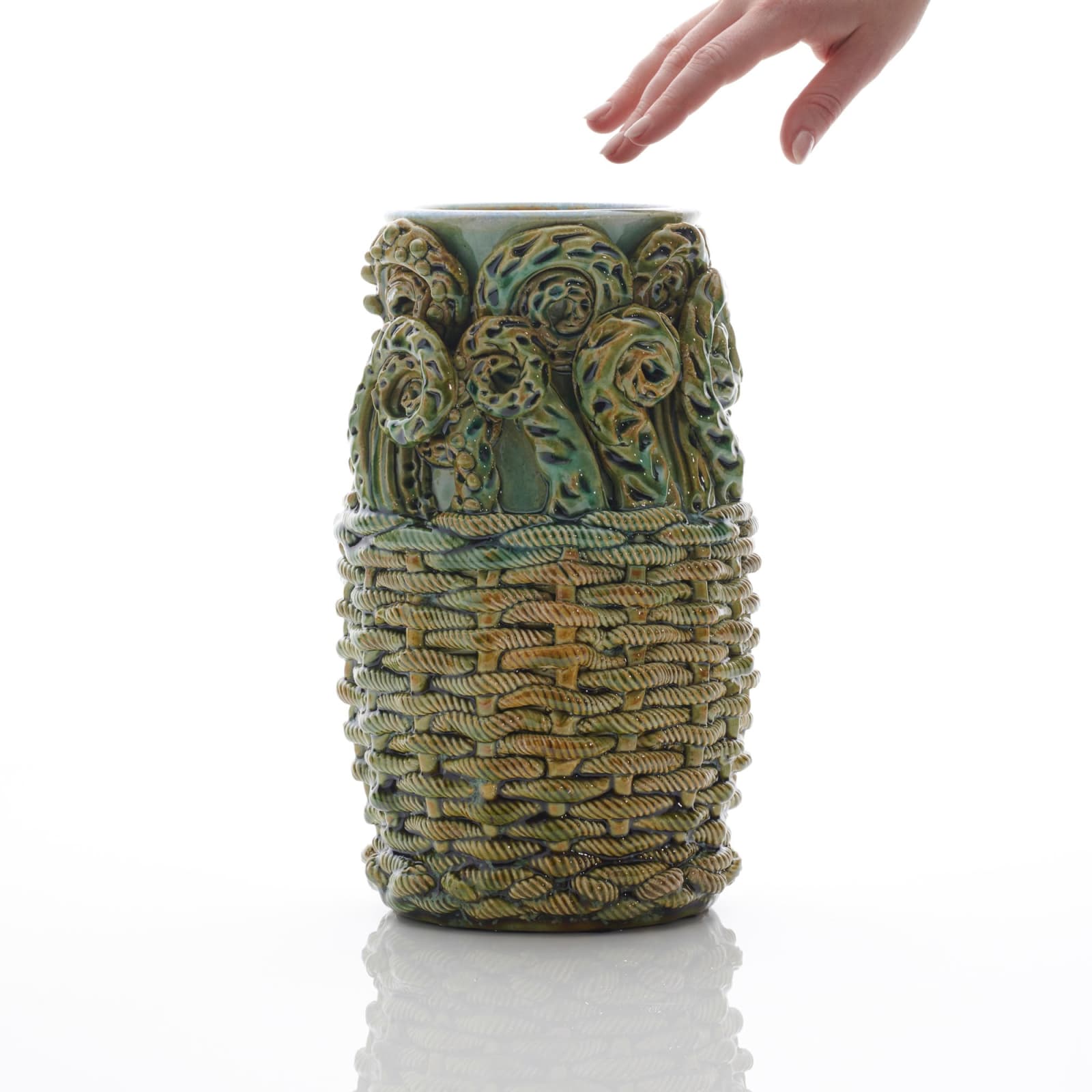 Kate Malone, Fern Basket Vase, 2023