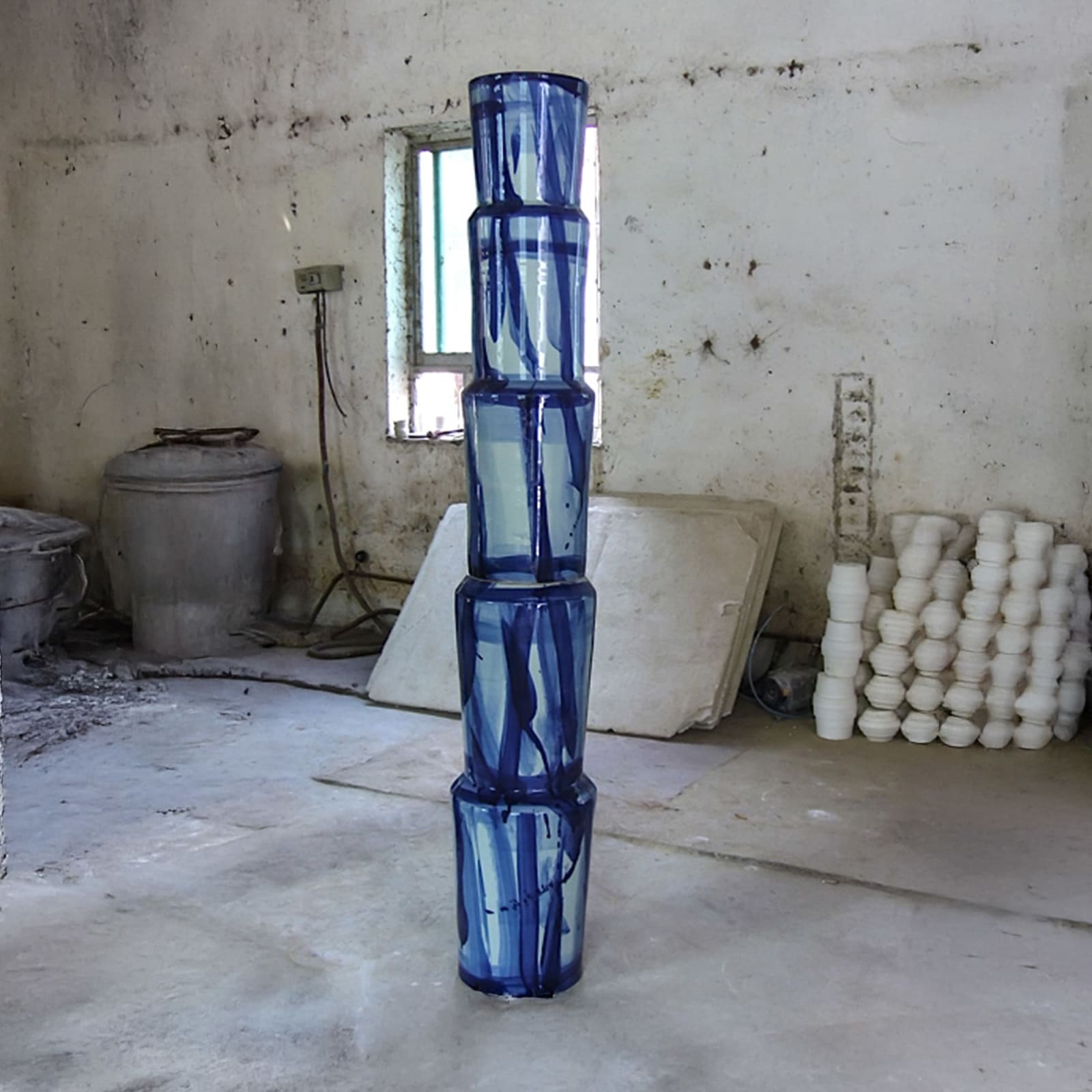 Felicity Aylieff, Commission for Five Storeys - Chinese Ladders, 2012