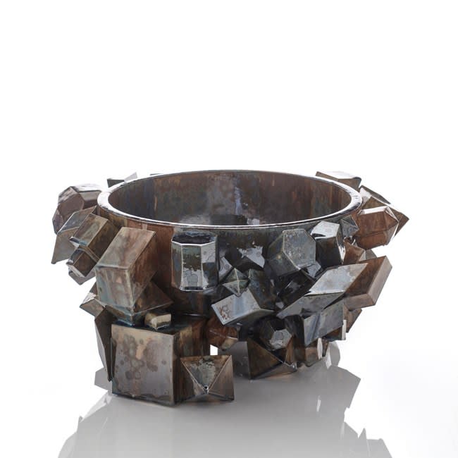 Kate Malone, A Magma Coal Bowl, 2020