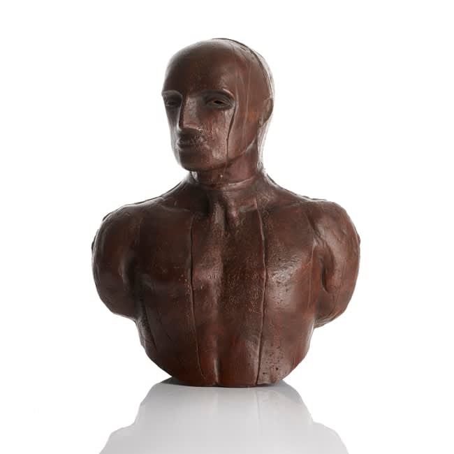Christie Brown, Bronze Bust from the Gruppe Series, 2001
