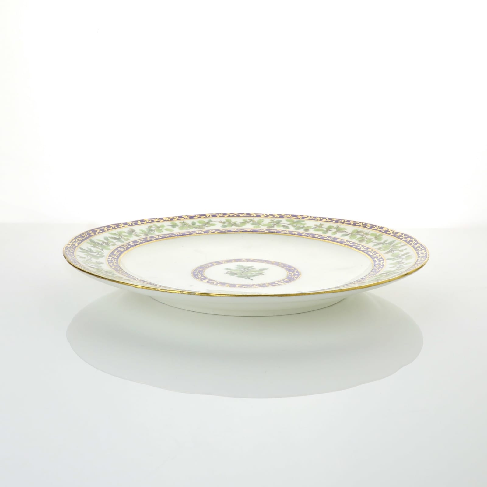 Sèvres Porcelain, A Soft-Pate Sèvres Porcelain Plate, 1791