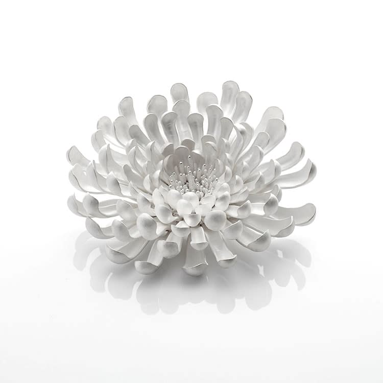 Junko Mori, Silver Organism, Kiku, 2023