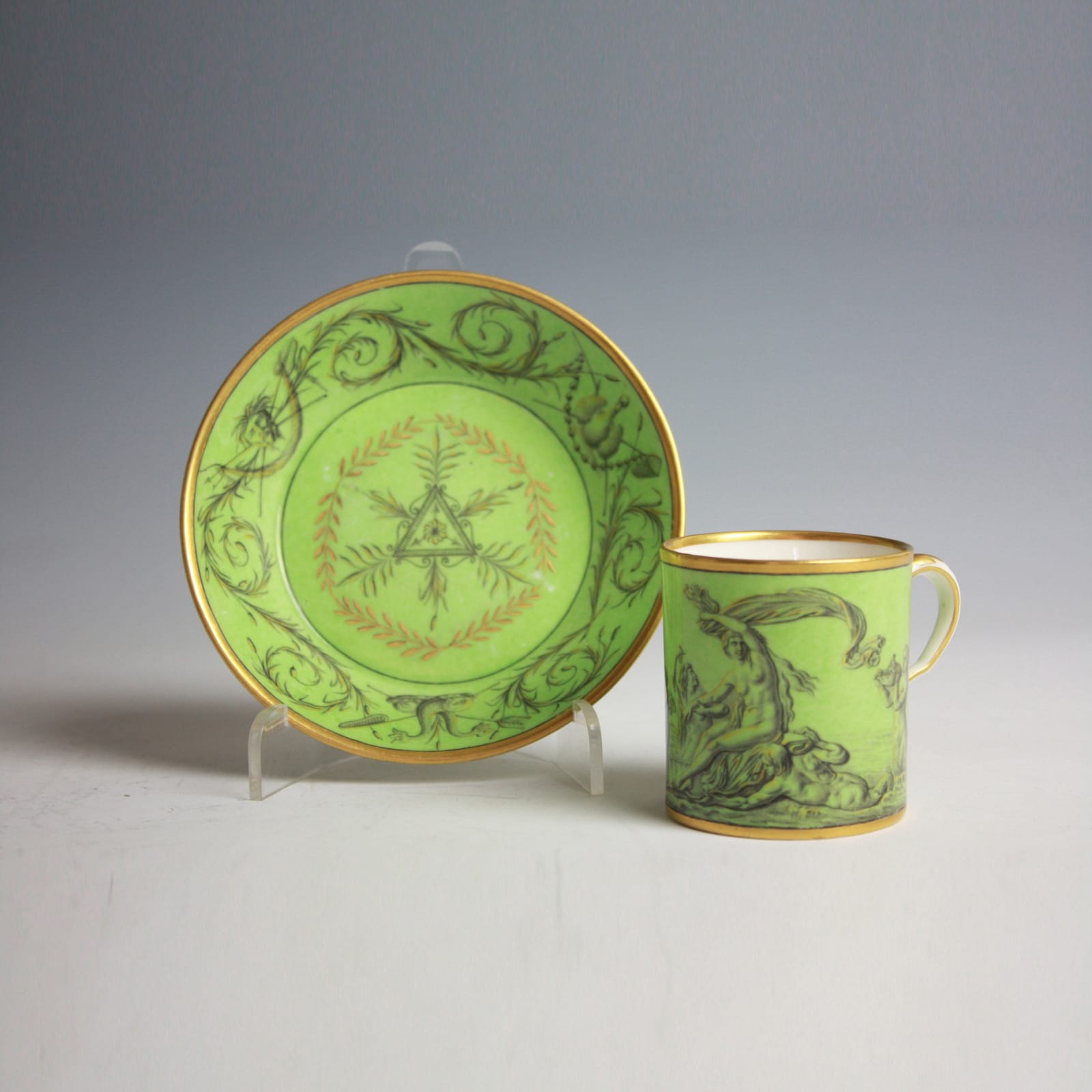 Sèvres Porcelain, A Sèvres Cup & Saucer, 1787