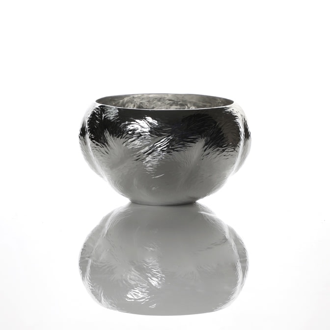 Ndidi Ekubia, Small Silver Bowl, 2019