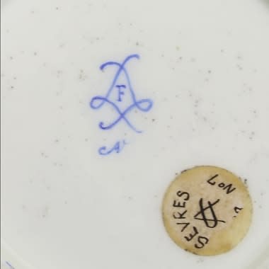 Sèvres Porcelain, A Sèvres Porcelain Tea Pot, 1759