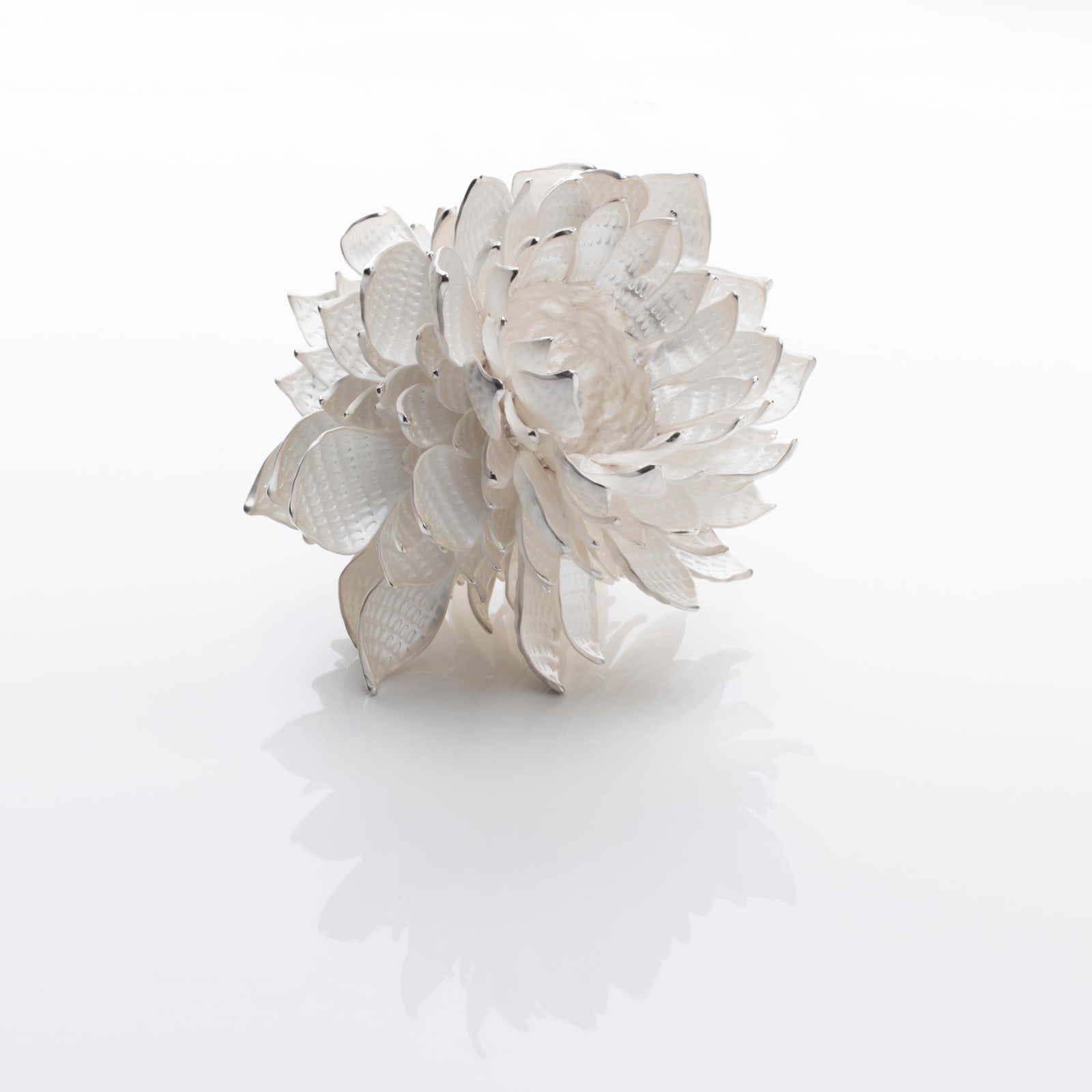 Junko Mori, A Silver Organism; Strawberry, 2016