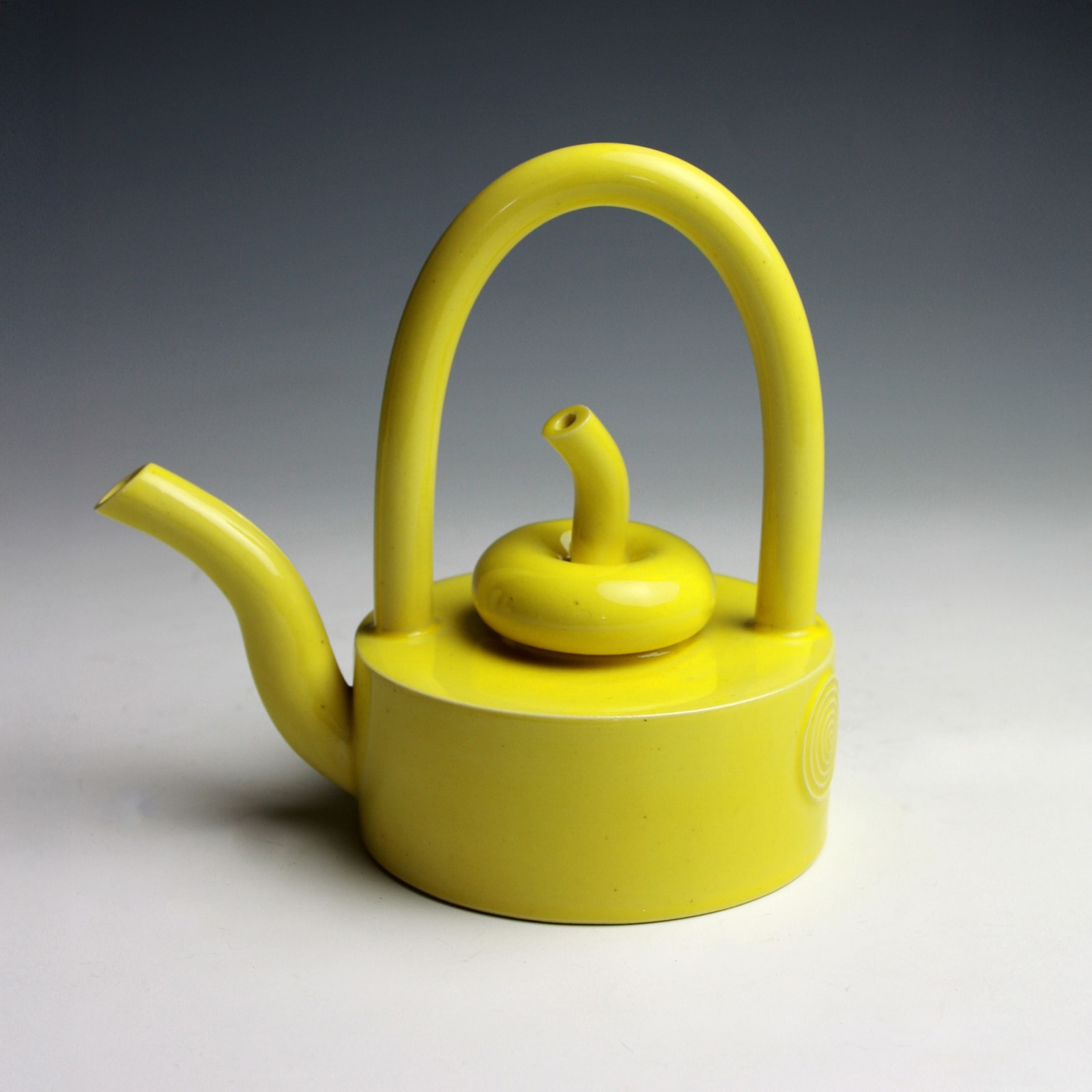 Walter Keeler, Yellow Teapot with Fruit Lid, 2011